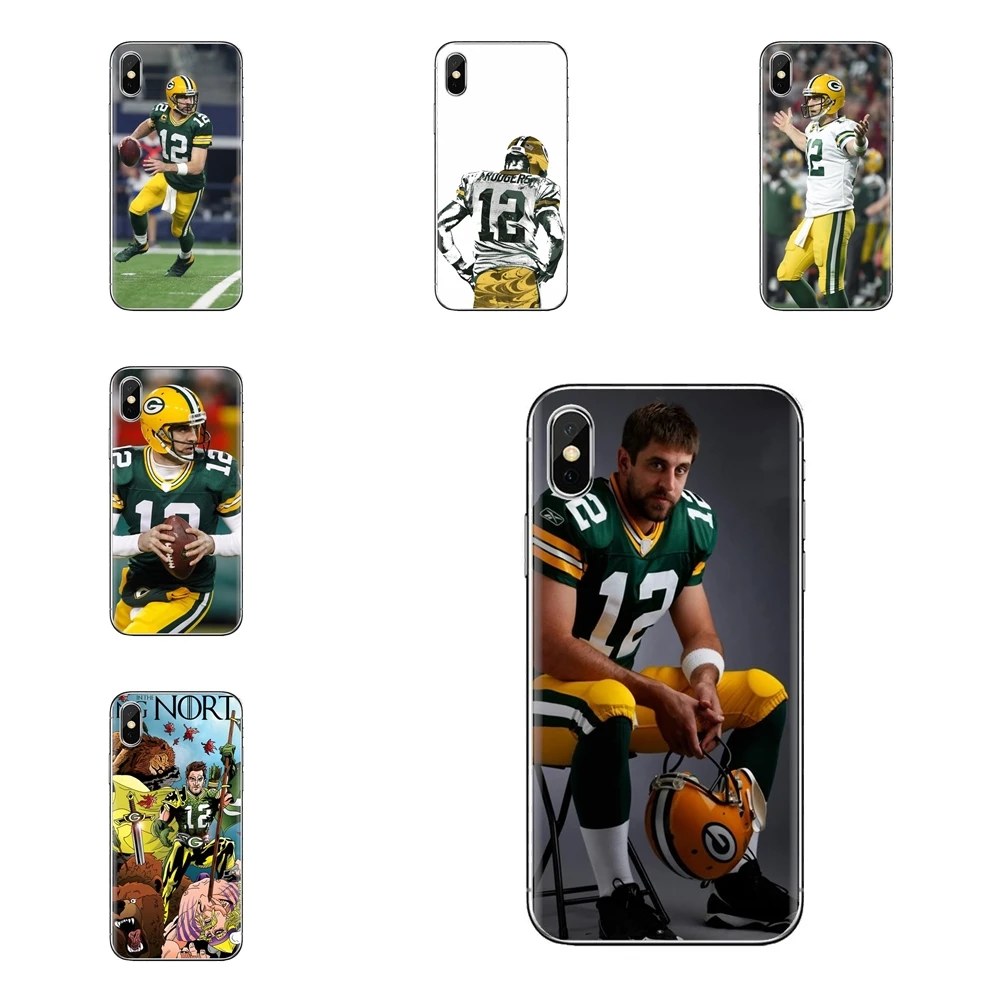 Прозрачные мягкие чехлы Аарон Роджерс для iPod Touch Apple iPhone 4 4s 5 5S SE 5C 6 6S 7 8 X XR XS Plus MAX |