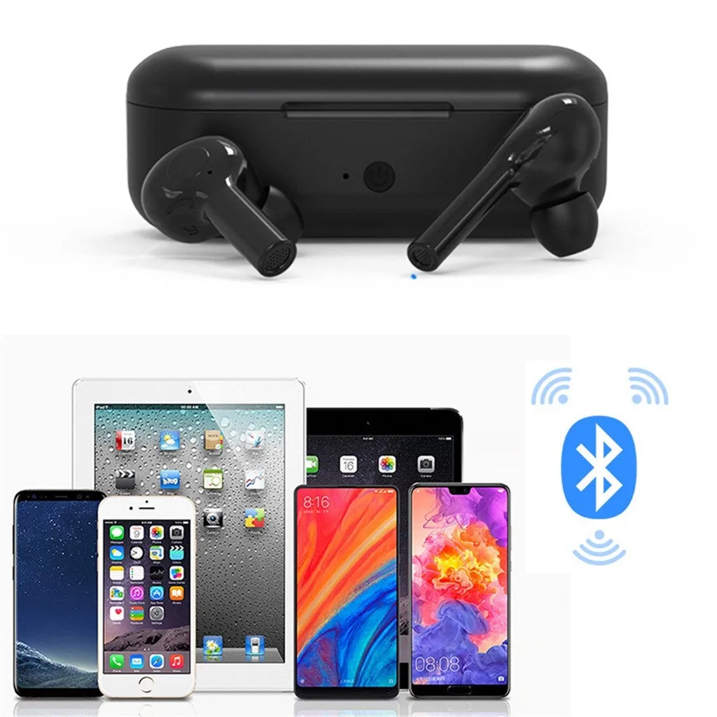 Bluetooth наушники беспроводные I7 I7s TWS спортивные гарнитура с микрофоном для