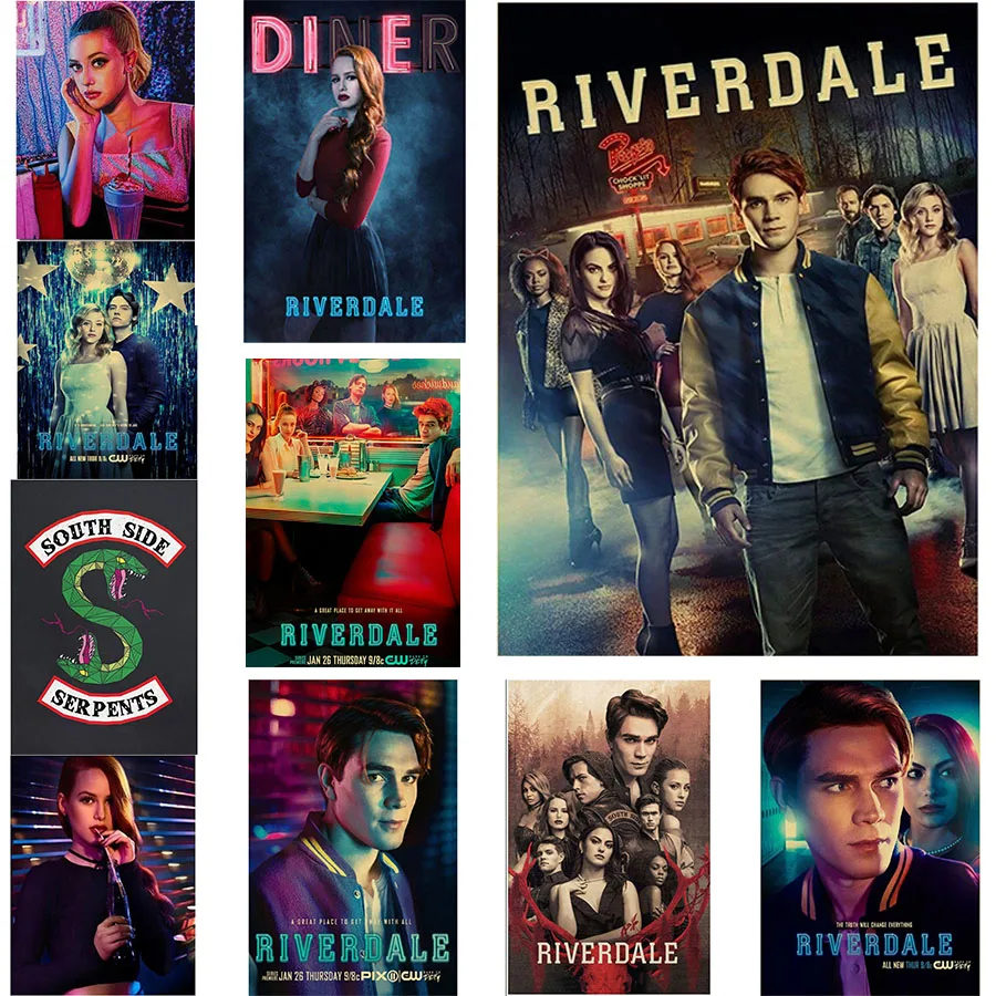 

diamond painting Snake Riverdale TV Series diamond paintings mosaic Embroidery for bar cafe living room decor Christmas gift