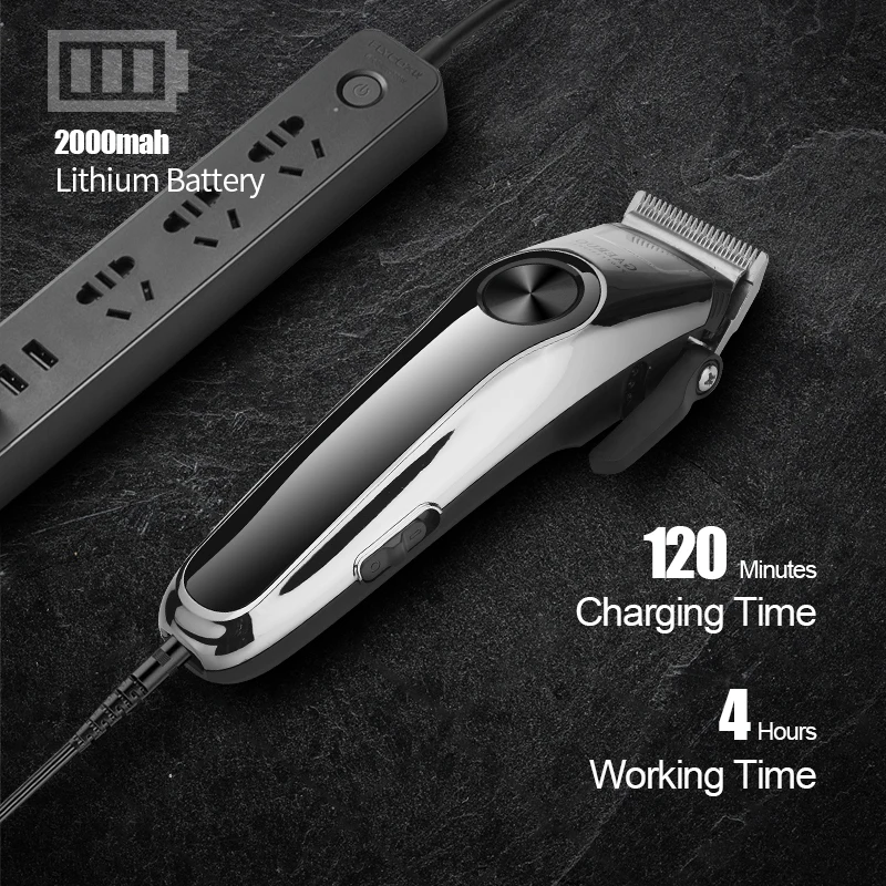 

New Hair Clipper Professional Rechargeable Hair Trimmer Clipper Men Barber Electric Shaver Beard Trimmer Hairs Cutting Machine