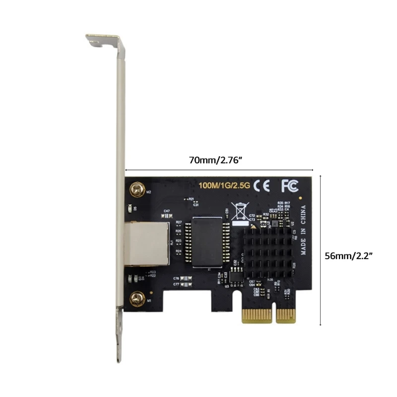 Сетевая карта PCI-E x1 RTL8125B 2 5 ГБ 10/100 Мбит/с | Компьютеры и офис