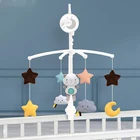 Мобильные погремушки для детей 0-12 месяцев, детская карусель для детской кроватки, для детской комнаты
