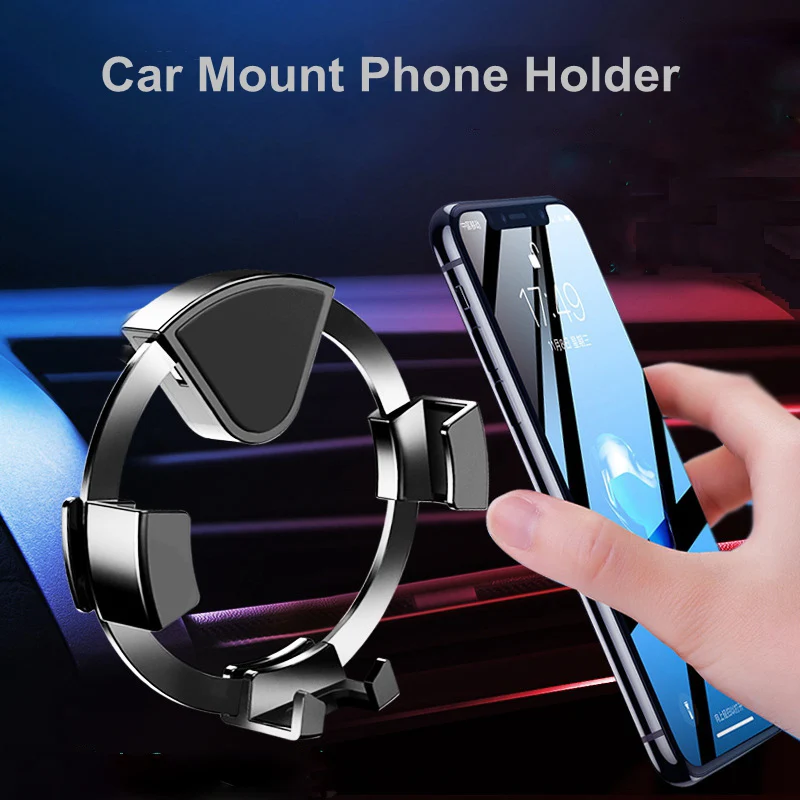 

10pcs New Universal Car Mount Phone Holder Stand Round Shape Phone Mount Holder Stand For 4-6.5 inch Cell Phone