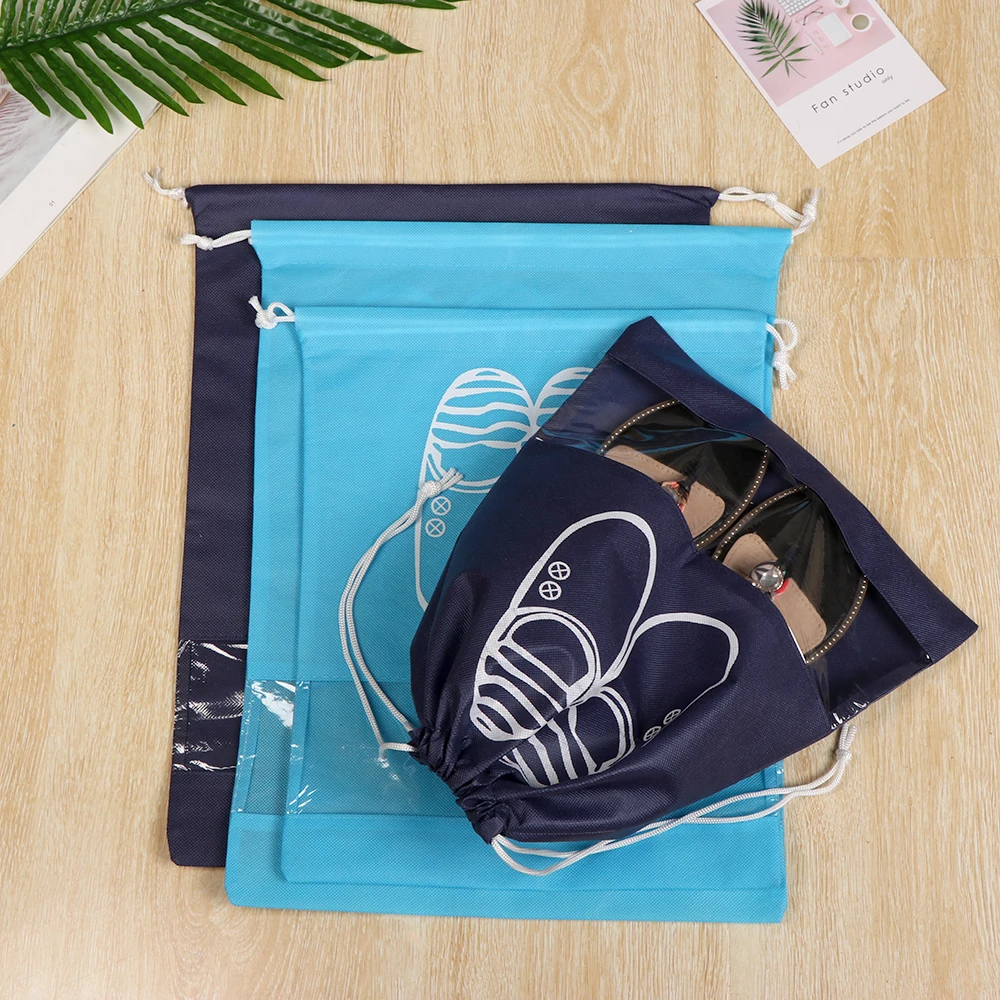 1 шт. водонепроницаемая сумка для обуви путешествия Портативный карман хранения