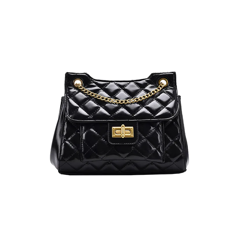 

Chain Thread Pu Leather Luxury Design Shoulder Bags Women Crossbody Bag Fashion Ladies Messenger Hand Bags Female Purses Bolsos