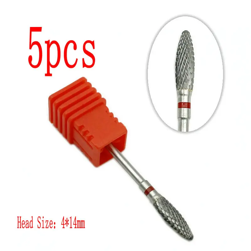 Фрезы для ногтей 5 шт. фрезы пилка карбид-фрезы маникюра Стоматологические из