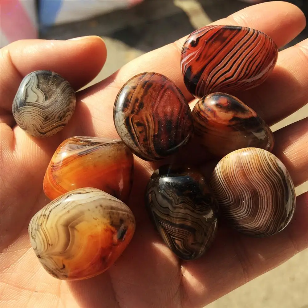 5 шт. натуральные камни и минералы sardonyx ладонный Агат лечебные кристаллы для