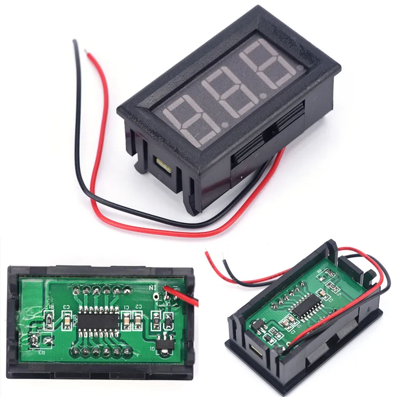 

1pcs DC 0-30V Red Auto Car Mini Voltmeter Tester Digital Voltage Test Battery Newest