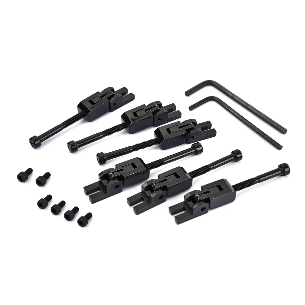 

Set of 6 Guitar Tremolo Bridge Replacement Saddles for Electric Guitar