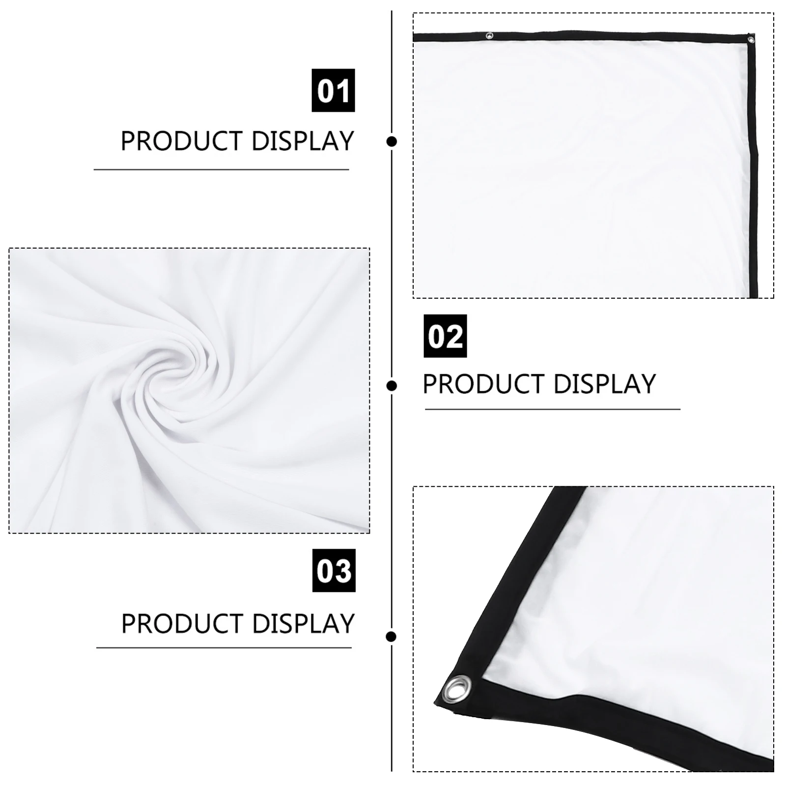 

1Pc Projector Screen Portable Projector Screen Home Theater Accessories