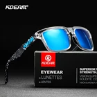 Мужские солнцезащитные очки Kdeam, классические квадратные брендовые Модные солнцезащитные очки для вождения, реальные зеркальные очки UV400, очки для рыбалки