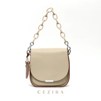 cezira quality pu vegan leather crosssbody bags women fashion chain underarm purses female chic hanging shoulder hobo handbags