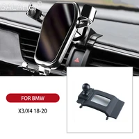 car phone holder for bmw x3x4 2018 2019 2020 air vent gps 360 degree rotation high quality stand support car smartphone holder