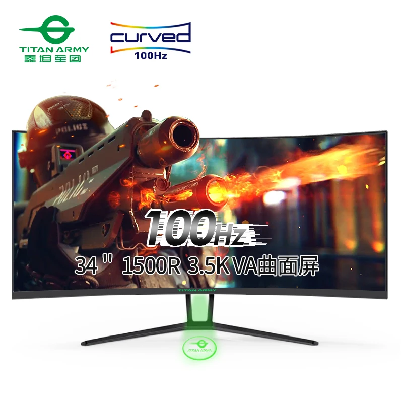 Проектор TITIAN ARMY 34 дюйма 21:9 3440*1440 широкий изгиб 100 r n34sk 4K Гц | Компьютеры и офис