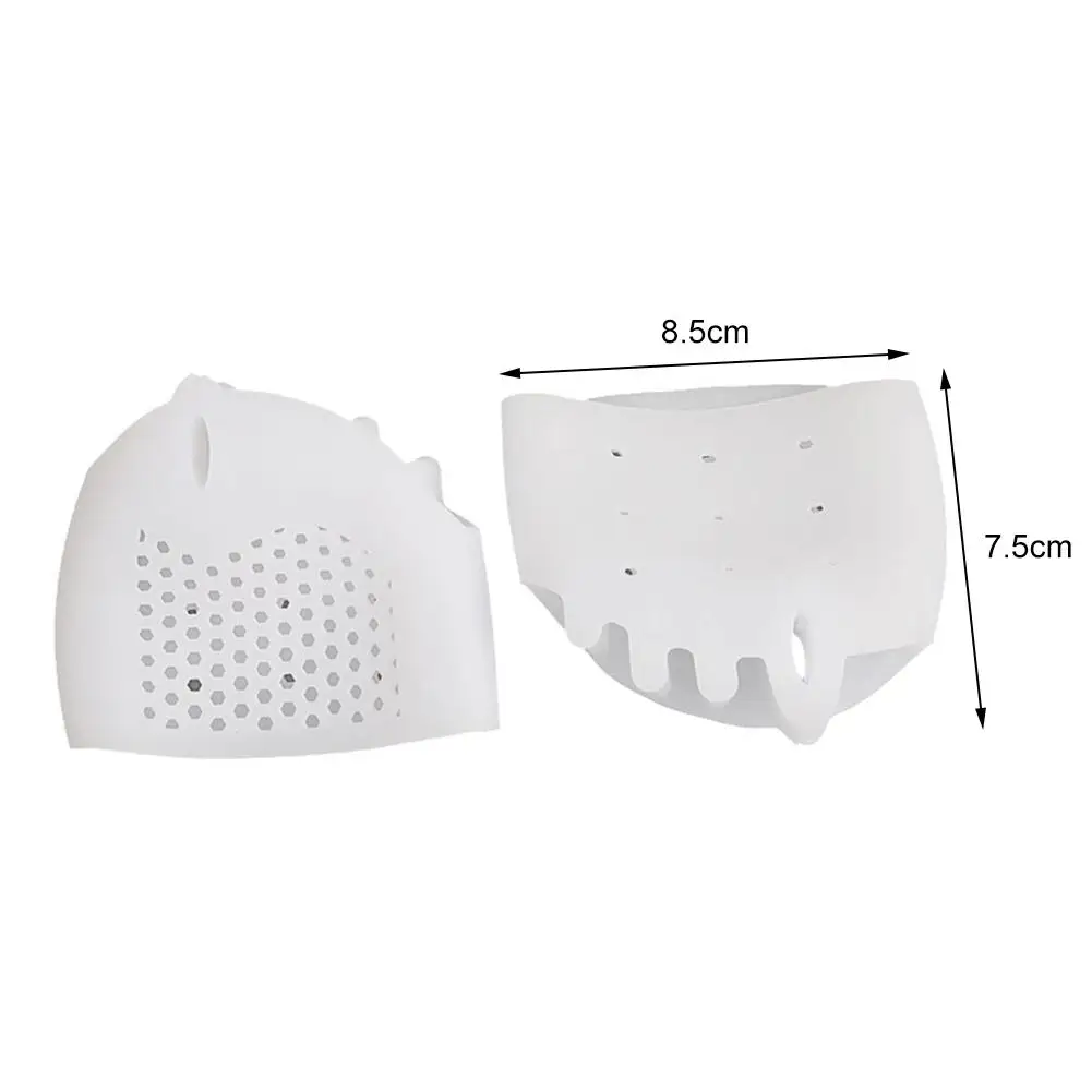 

Five Hole Forefoot Pads High-quality Portable Comfortable Silicone Honeycomb Toe Separator Shock Absorber Corrector Cushion