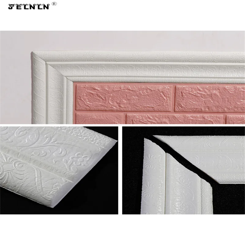 

3d wall stickers floor line side wall wall border waist line wall decoration kids room anti-collision skirting wall stickers