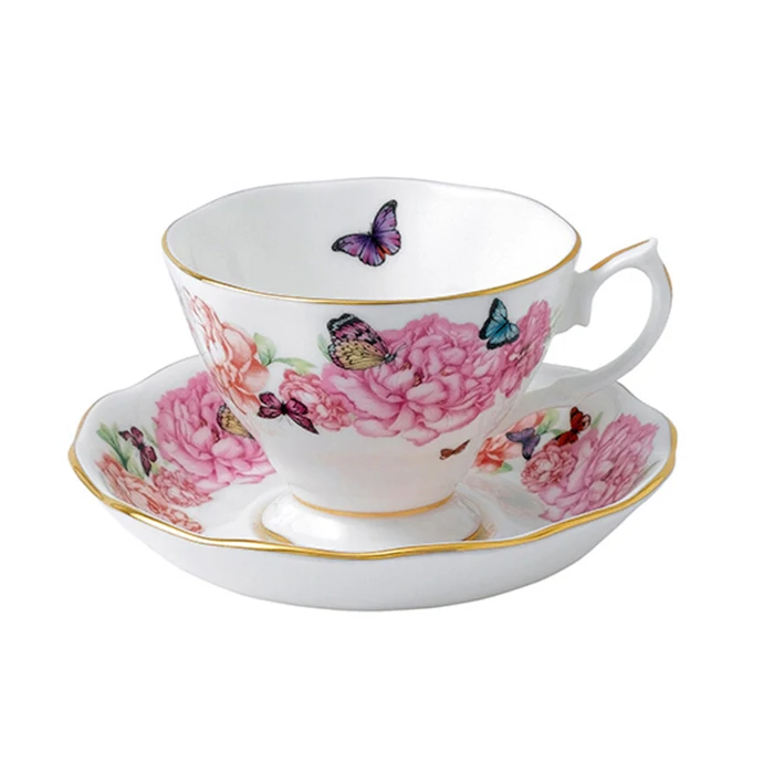 

Nordic Luxury Coffee Cup Handmade High Quality Creative Gold Rim Eco Friendly Coffee Cup Tazas De Cafe Kitchen Drinkware DB60BD