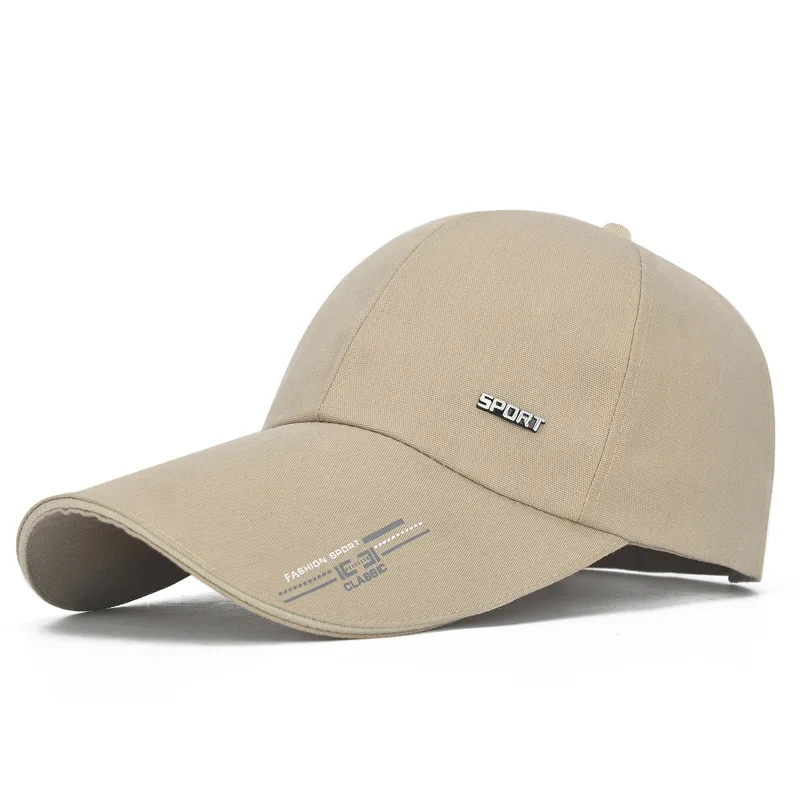 

Baseball Cap Snapback Long Brim Hat Summer Cap Casual Fitted Cap Hats For Men Women Outdoor Fishing Sunscreen Bone Hat Gorras