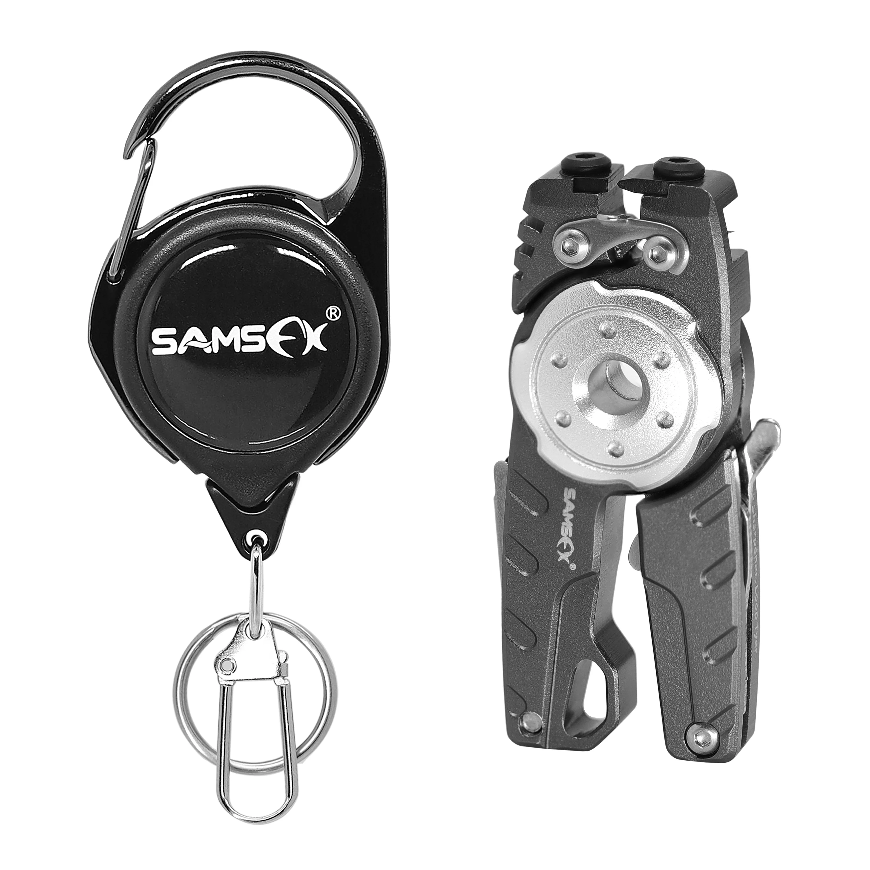 SAMSFX искусственная рыбалка нахлыстом 6 в 1 машинка для резки плетеной лески джиг