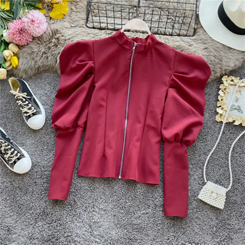 

Женское платье с круглым вырезом, платье в стиле ретро с пышными рукавами спереди и сзади, 2021