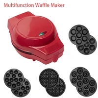 electric cake maker machine waffle maker multi optional non stick 1 waffle maker machine and 4 set plates