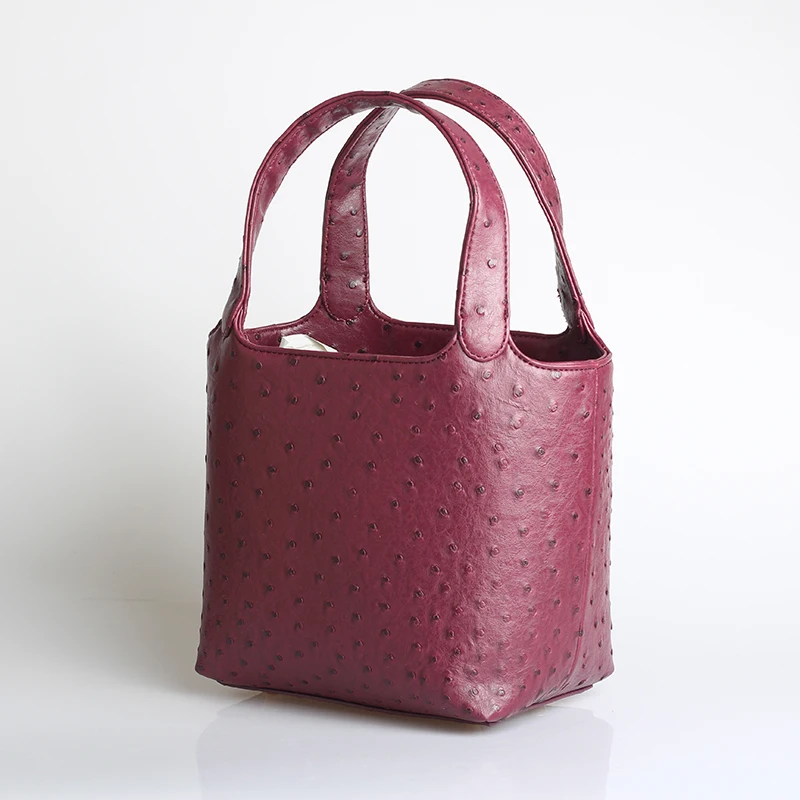 XMESSUN страуса кожаные сумки-мешки для женщин 2021 модная сумка-торба Брендовая