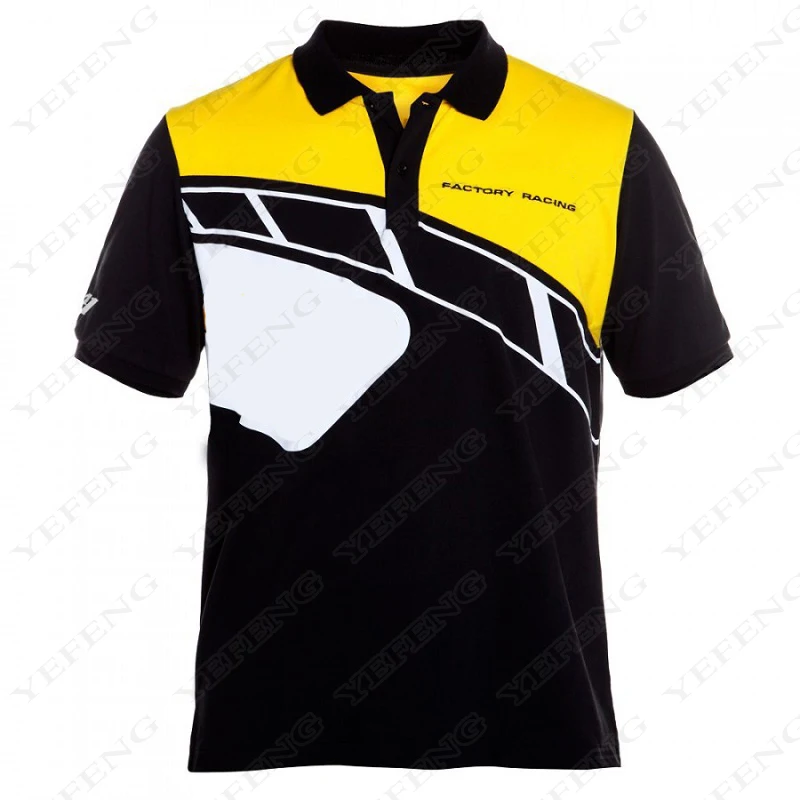 

For Yamaha Polo T Shirt New Motorcycle Racing Team Motorbike Motocross Clothing Riding Short Sleeve Breathable Casual Driving