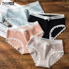Соблазнительные женские хлопковые трусы, нижнее белье, чувственные женские трусики, лот для девочек, женские шорты, комплект простых трусиков-бойфренды, Женская нить