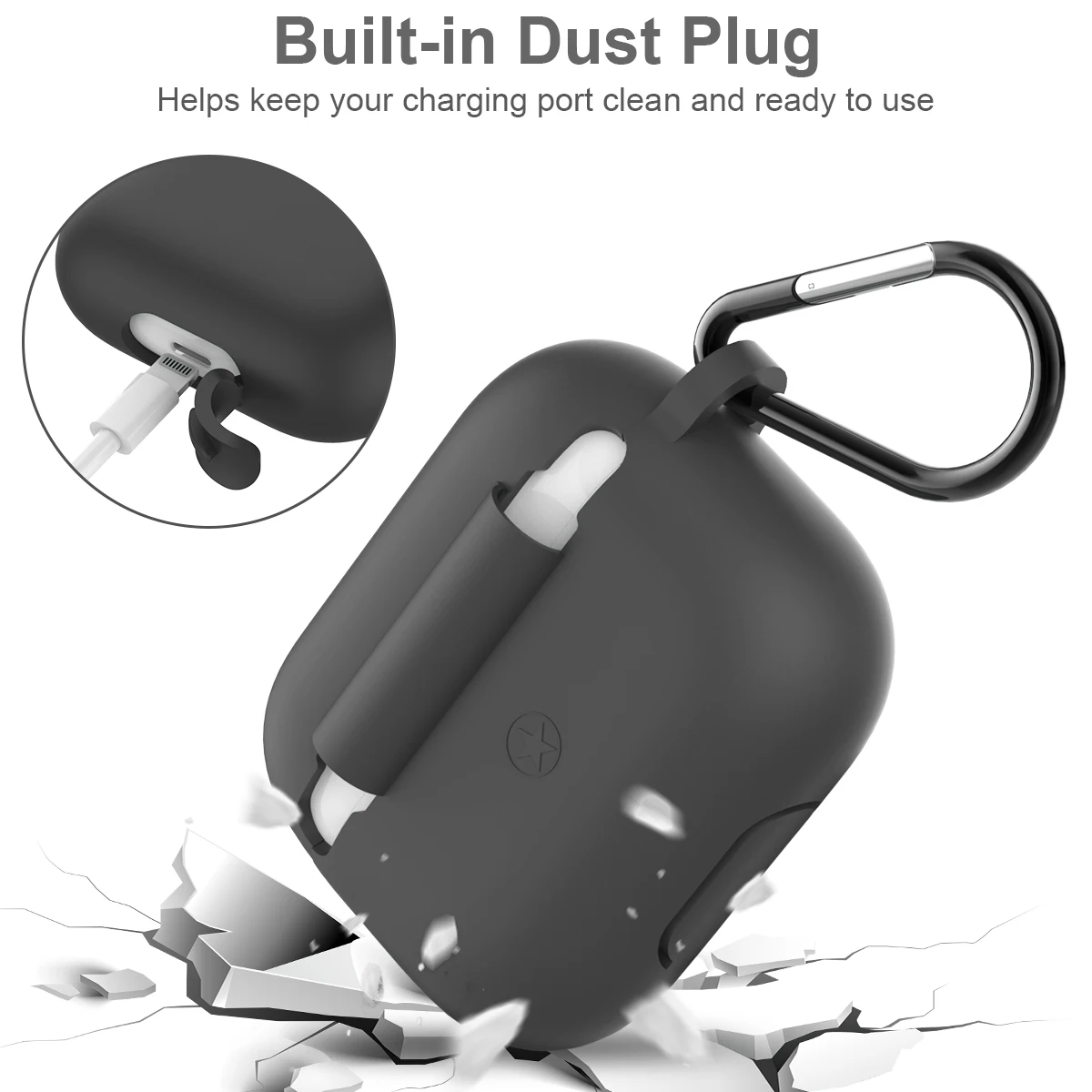 Для AirPods Pro Чехол 2019 Мягкий ТПУ силиконовый беспроводной Bluetooth наушники защитный