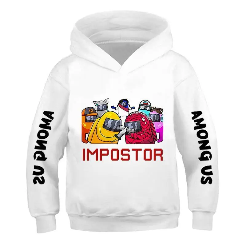 

Children's clothing spy game printed boys hoodies 4 -14 years old girls sweatshirts Harajuku pullovers high-speed delivery