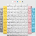 Самоклеящиеся водонепроницаемые обои с имитацией кирпича для телевизора, 3D обои, настенные Стикеры, обои для гостиной, Декоративные Настенные обои для спальни