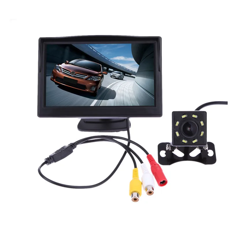 

4.3inch TFT LCD Display Screen Monitor with Reverse Camera Auto Parking System Kit