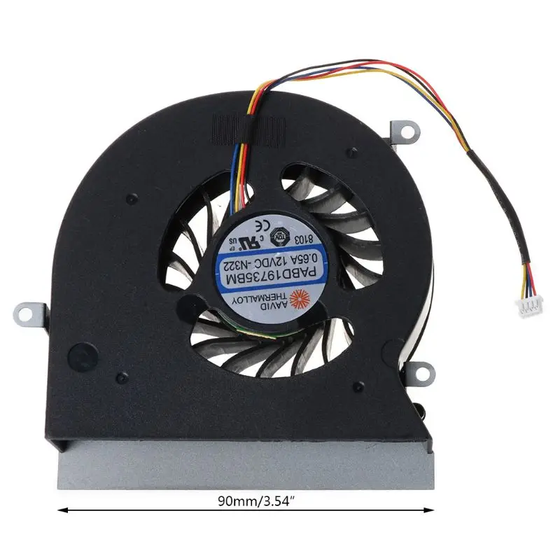 Новый вентилятор охлаждения процессора для MSI 16L1 16L2 GT62 GT62VR 6RD 6RE 7RE кулер PABD19735BM N322 DC