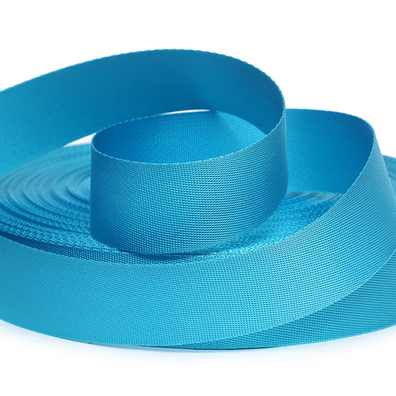 38mm width Nylon plain woven Webbing 50 yards length braided straps belt 32 kinds of color 0.7mm thicker | Дом и сад