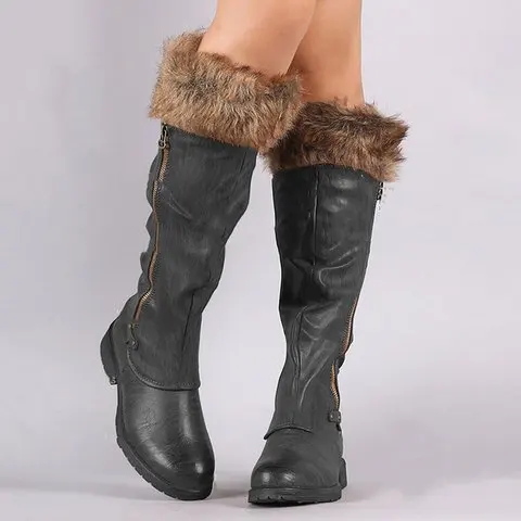 Женские кроссовки из ПУ кожи на молнии размеры 34-43 | Спорт и развлечения