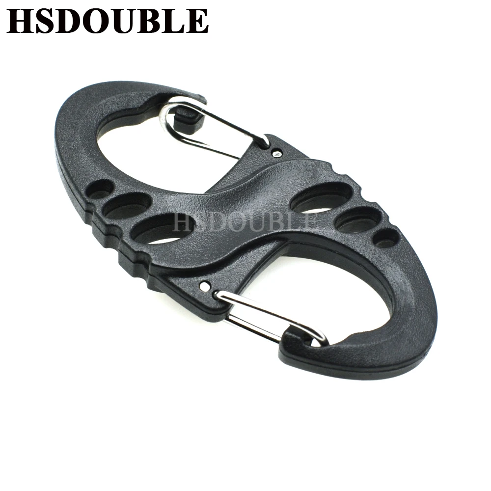 500 шт./лот 8 форм s-образная Пряжка кольцо-карабин инструмент для повседневного