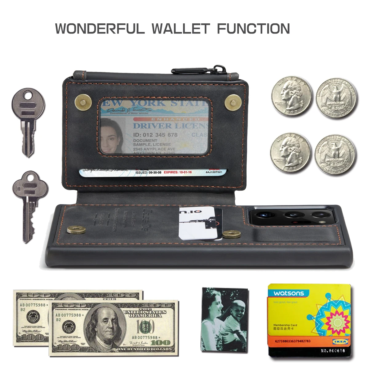 

C20 CaseMe Retro Leather Phone Cases For Samsung Galaxy S20 Ultra S20 Plus S10 S9 Plus S8 Note 9 10 Plus 20 Ultra A21S Cover