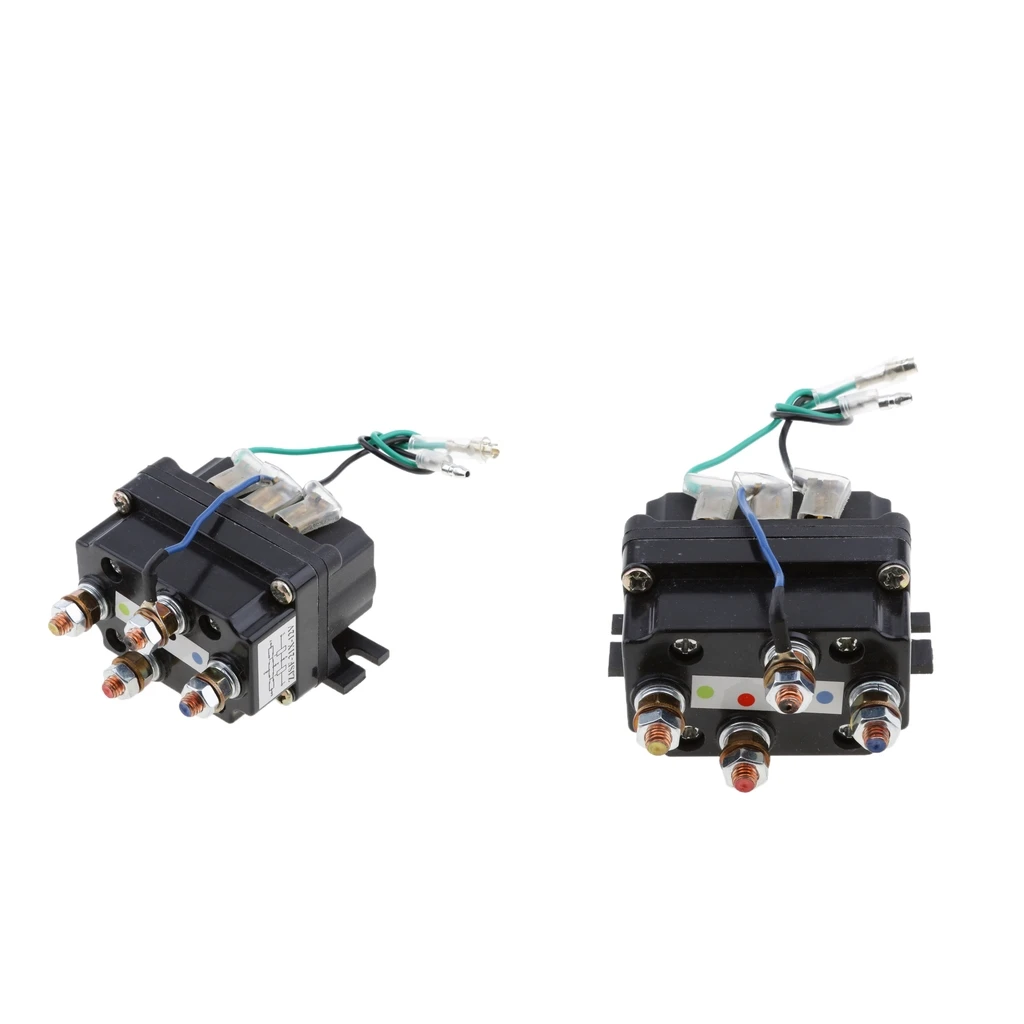 2 Packs 12V Solenoid Relay Contactor Winch Rocker Switch Thumb Truck ATV UTV | Автомобили и мотоциклы