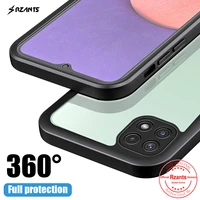 rzants for samsung galaxy a22 5g 4g case 360 bettle full protection cover soft transparent shockproof phone casing