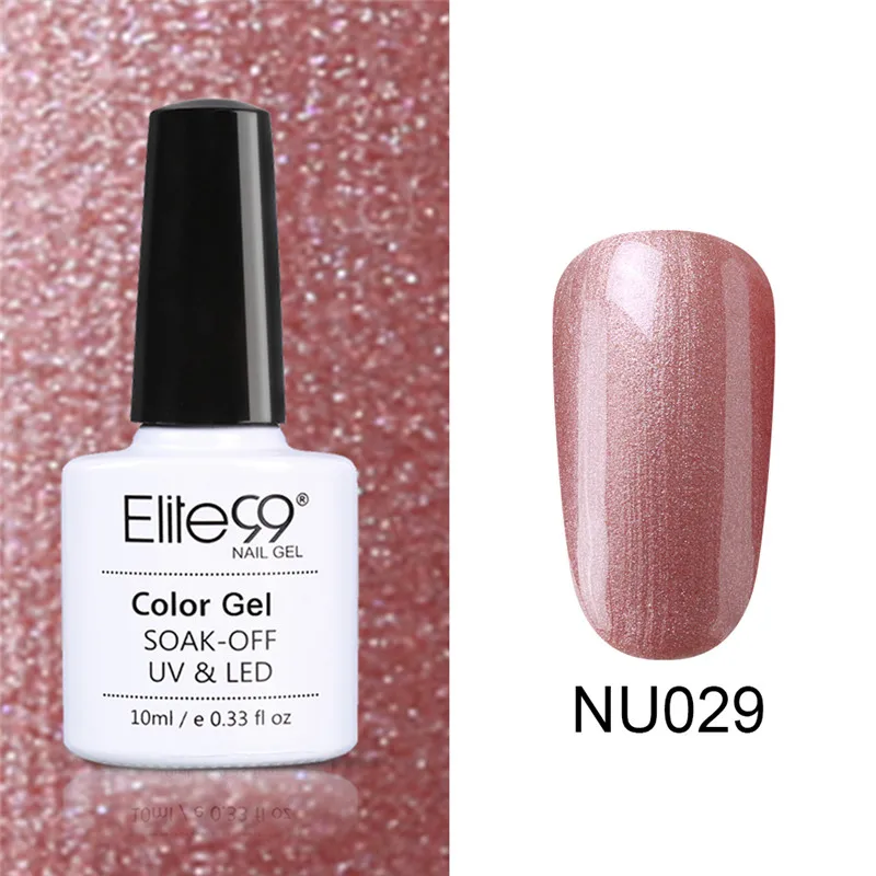 NU029 Elite99 Гель-лак для ногтей замачиваемый УФ-гель серого цвета гель лак Vernis Полупостоянный лак для нейл-арта гель-лаки - Цвет: NU029