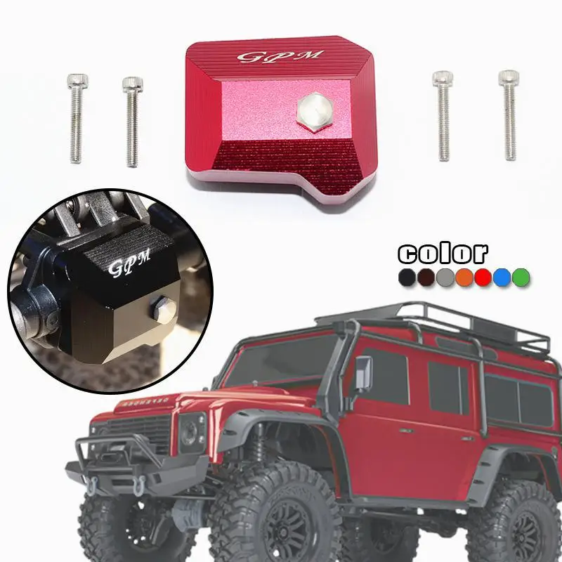 

For TRX-4 metal axle housing cover for 1/10 RC tracked vehicle Trax For TRX4 Defender TACTICAL UNIT Borco k5 g500 TRX-6 g63