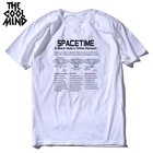 Мужская футболка COOLMIND, Повседневная летняя футболка из 100% хлопка с принтом теорией относительности, свободная футболка для мужчин
