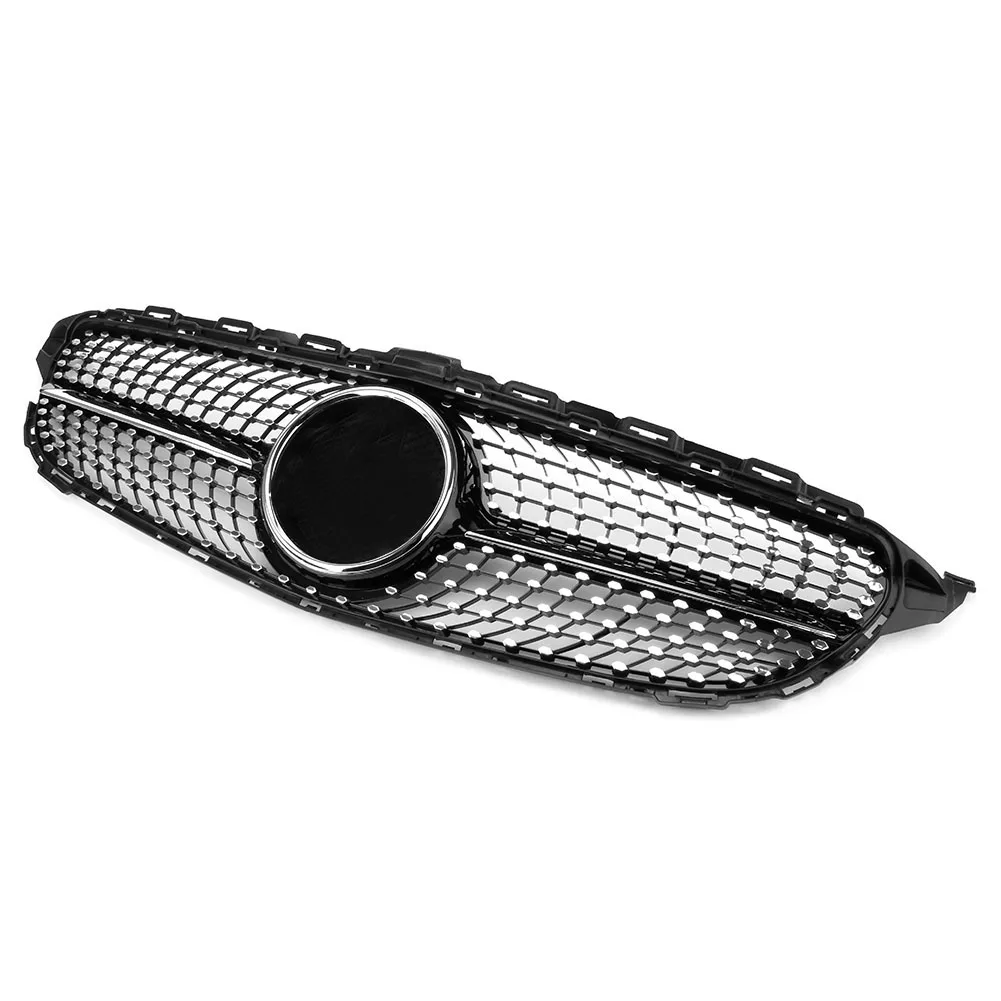 Передняя решетка для Mercedes Benz W205 C class C250 C300 C400 2015 2016 2017 2018|Гоночные решетки| |