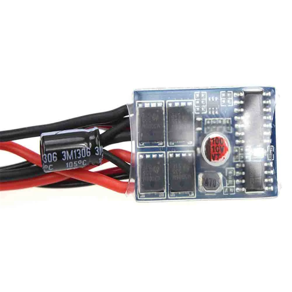 

RCTOYFUN 1pcs 10A Brushed ESC Two Way Motor Speed Controller With Brake/Without Brake For 1:16 1:18 1:24 RC Car Boat Tank F05427
