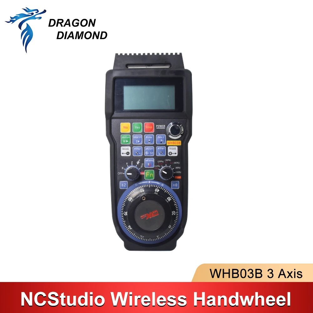 DRAGON DIAMOND NCStudio CNC беспроводной Маховик WHB03B 3 оси MPG подвесной маховик для фрезерного