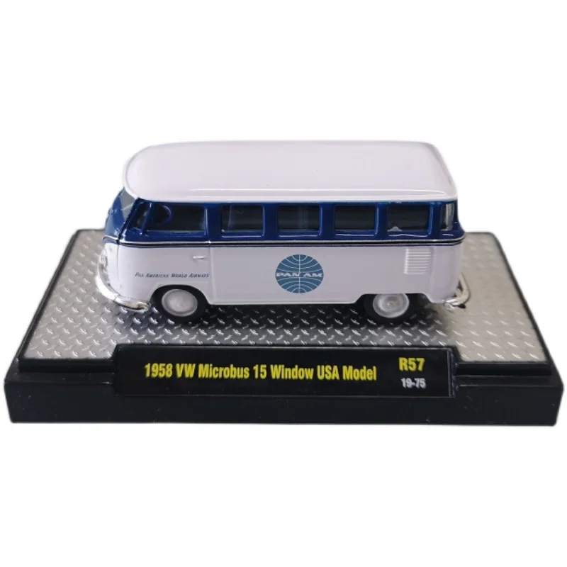 

Машины 1:64 м2 1958 VW Microbus 15 Window USA коллекция металлических литой модели автомобилей, игрушки