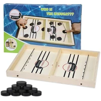 hot fast hockey sling puck game table foosball winner catapult chess interactive table toys for adults kids children