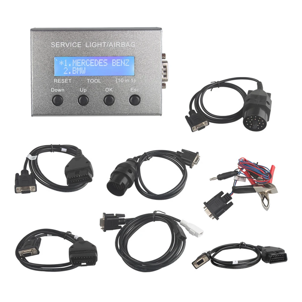 

10 In 1 Easy Use Correction Professional Vehicle Repair Tool Security Diagnostic Car Engine Practical Accessories Service Light