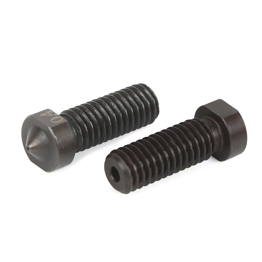 3DSWAY V6 Volcano Hardened Steel Mold Nozzles 0.4/1.75mm High Temperature PEEK Filament E3D Hotend J-head 3D Printer Parts | Компьютеры и