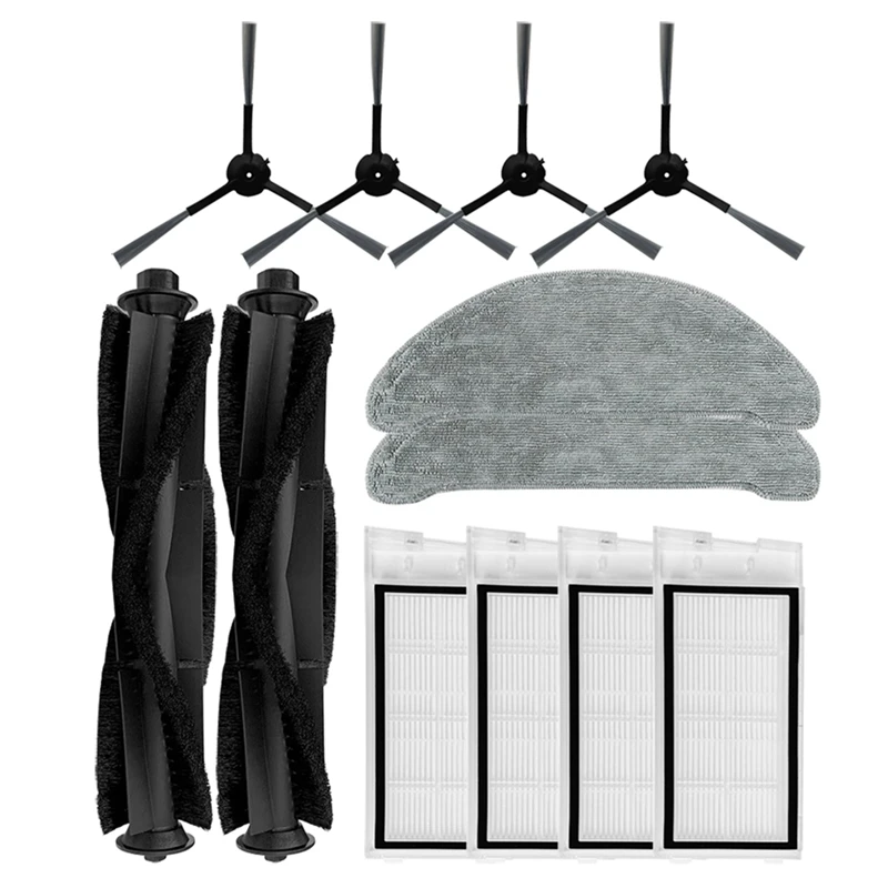 

Main Brush Rag Side Brush HEPA Filter Replacement Part for Xiaomi Roidmi Eve Plus Sdj01Rm Robot Vacuum Cleaner